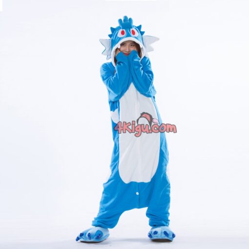 Custom Kigurumi Flying Magic Costume Carp Dragon Onesie