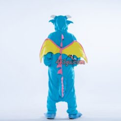 Custom Kigurumi Onesie Costume Christmas Blue Dragon