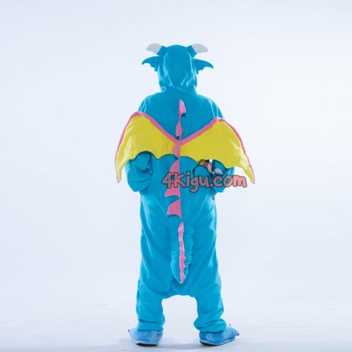 Custom Kigurumi Onesie Costume Christmas Blue Dragon