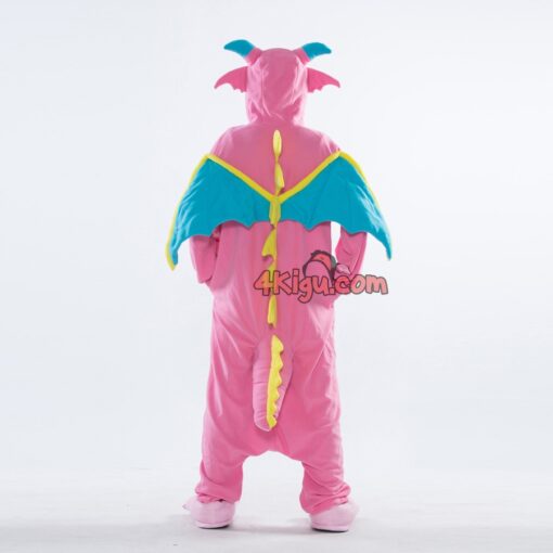 Custom Kigurumi Onesie Costume Christmas Pink Dragon