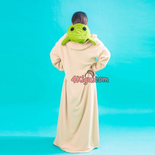 Custom Kigurumi Warrior Space Cosplay Onesie Master Yoda