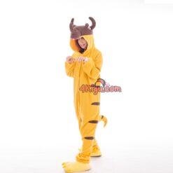 Kigurumi Custom Anime Digital Mega Flame Cosplay Greymon Monster