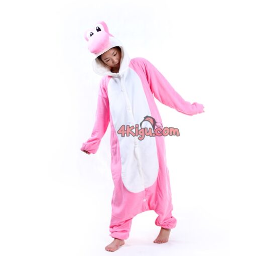 Kigurumi Custom Game Mount Onesies Pink Super MaYo Dragon