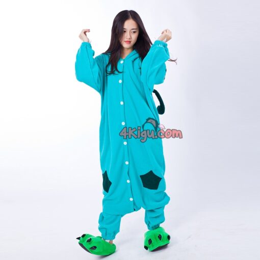 Kigurumi Custom jumpsuit Cosplay First Partner Bulb Saur Samen Lizard