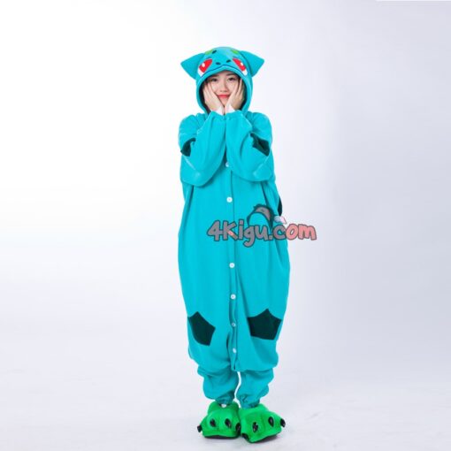 Kigurumi Custom jumpsuit Cosplay First Partner Bulb Saur Samen Lizard