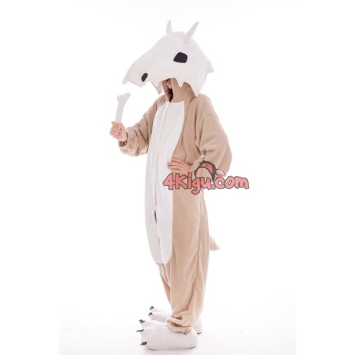 Custom Kigurumi Anime Cosplay Costume Handmade Bone Masked Dinosaur Onesie