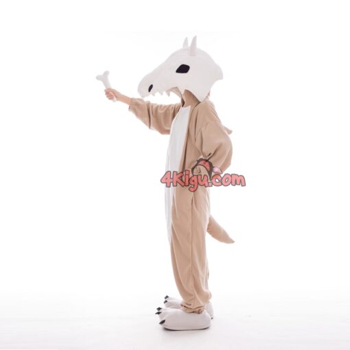 Custom Kigurumi Anime Cosplay Costume Handmade Bone Masked Dinosaur Onesie