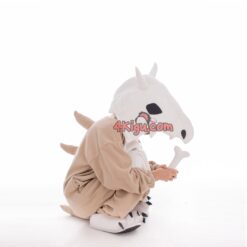 Custom Kigurumi Anime Cosplay Costume Handmade Bone Masked Dinosaur Onesie