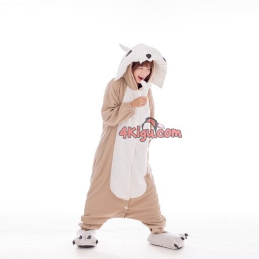 Custom Kigurumi Anime Cosplay Costume Handmade Bone Masked Dinosaur Onesie