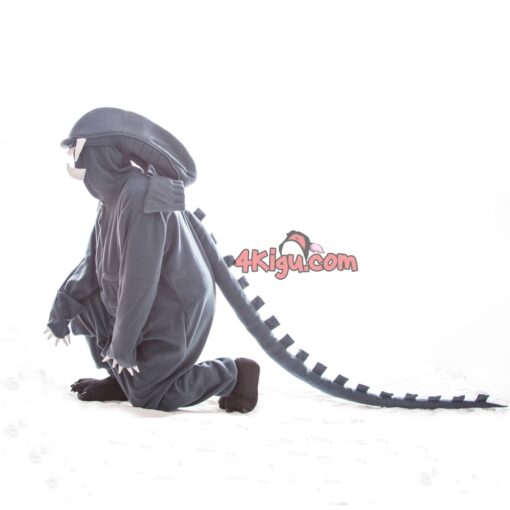 Custom Kigurumi Anime Cosplay Costume Handmade Xenomorph Monster Onesie