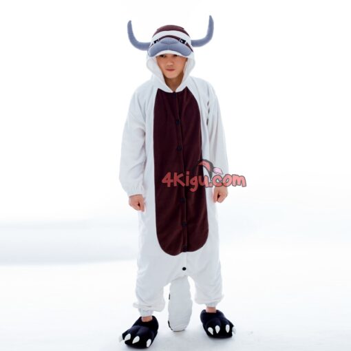 Custom Kigurumi Kungfu Costume Appa Avatar Onesie