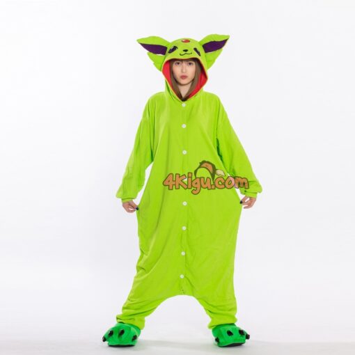 Kigurumi Custom Anime Cosplay Onesies Shiny Psychic ESP Fox