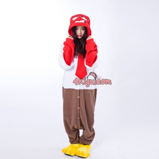 Custom Kigurumi Comedy Cartoon Onesie Jumpsuit Costume Anger