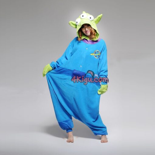 Kigurumi Costume jumpsuit ET Onesie Pizza Planet Toy Extraterrestrial