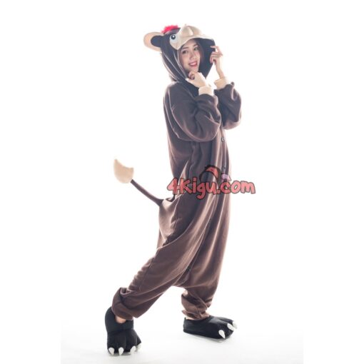 Kigurumi Custom Jumpsuit Onesie Hot-Blooded Fire Little Leo