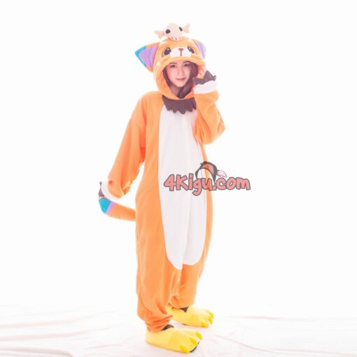 Kigurumi Custom MOBA Game The Missing Link Onesie Cosplay Gnar