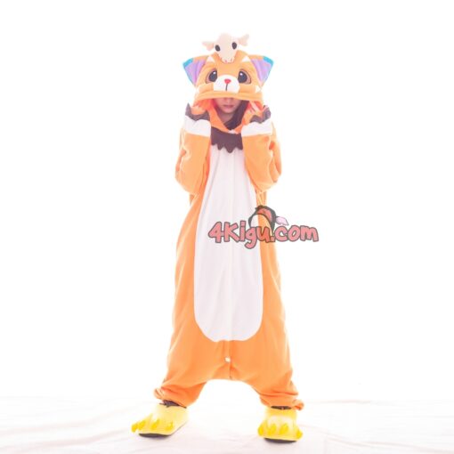 Kigurumi Custom MOBA Game The Missing Link Onesie Cosplay Gnar