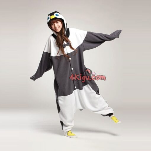 Kigurumi Custom Ocean Jumpsuit Animal Pajamas Happy Penguin