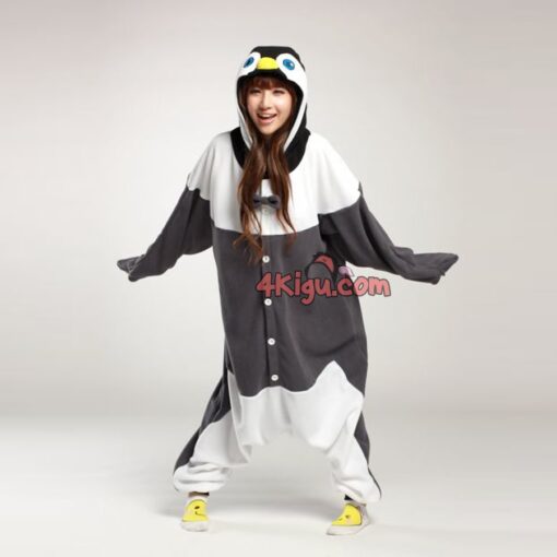 Kigurumi Custom Ocean Jumpsuit Animal Pajamas Happy Penguin