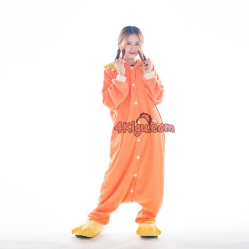 Kigurumi Custom PokeFun Jumpsuit Onesies Chick Torch Fire ic