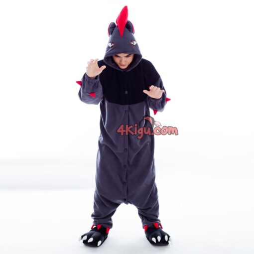 Kigurumi Custom PokeFun Anime Cosplay Onesie Fox Zoroa Dark rk