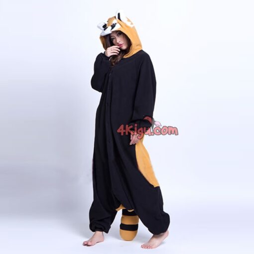 Kigurumi Cute jumpsuit Nocturnal Animals Onesies Red Panda