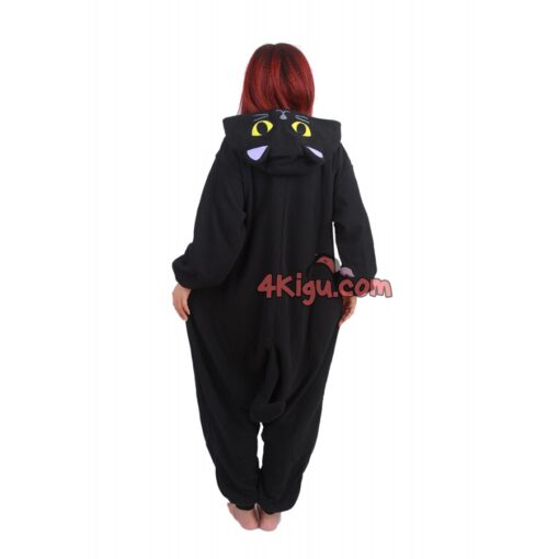 Kigurumi Halloween Legend jumpsuit Onesie Familiar Black Cat