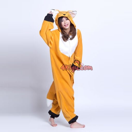 Kigurumi Jumpsuit Cool Onesie Cartoon Cosplay Fox