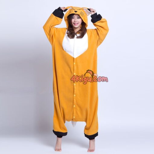 Kigurumi Jumpsuit Cool Onesie Cartoon Cosplay Fox