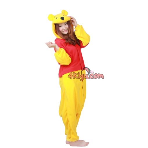 Kigurumi Jumpsuit Honey Onesie Cartoon Cosplay Pooh Bear