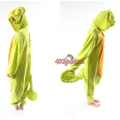 Kigurumi Jumpsuit Lizard Adult Costume Party Onesie Chameleon