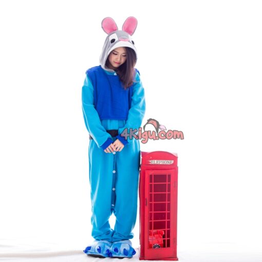 Kigurumi Jumpsuit ZooPark Onesie Police Officer Cosplay Bunny Judy Hopps