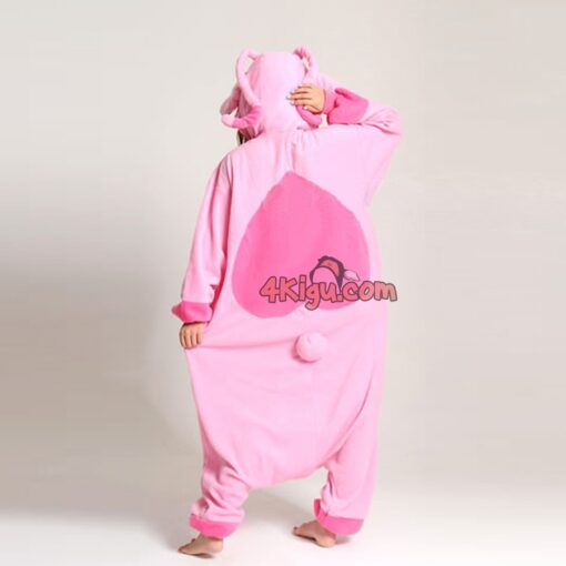 Kigurumi Jumpsuit Cartoon Costume Christmas Onesie Pink Stitch Angel