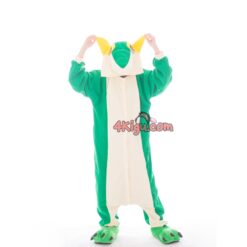 Custom Kigurumi Cosplay PokeFun Halloween Onesie Grass Snivy