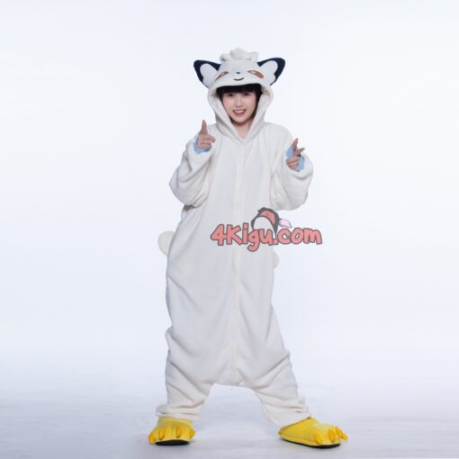 Kigurumi Custom PokeFun Onesie Alola Cosplay Six Fox Vulp Fire ix