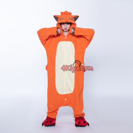 Kigurumi Custom PokeFun Onesie Suzie Cosplay Six Fox Vulp Fire ix