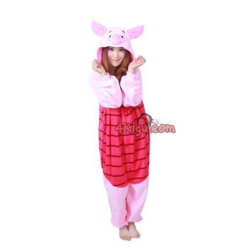 Kigurumi Costume jumpsuit USA Onesie Cartoon Characters Piglet