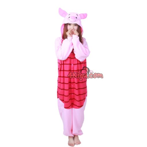 Kigurumi Costume jumpsuit USA Onesie Cartoon Characters Piglet