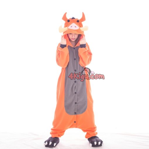 Kigurumi Custom The Lion King Warthogs Onesie Loving Warthogs PUMBAA