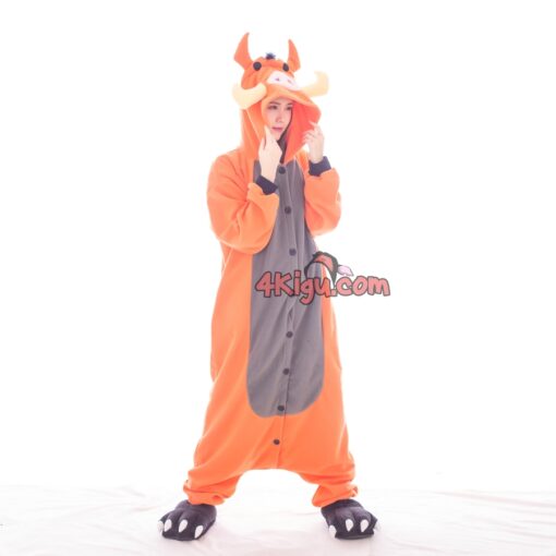 Kigurumi Custom The Lion King Warthogs Onesie Loving Warthogs PUMBAA