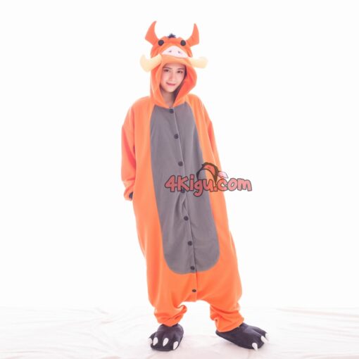 Kigurumi Custom The Lion King Warthogs Onesie Loving Warthogs PUMBAA