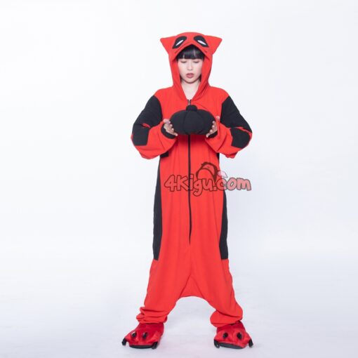 BulbasaurPool Bomb DeadPool Onesie One Piece Pajamas - Image 2