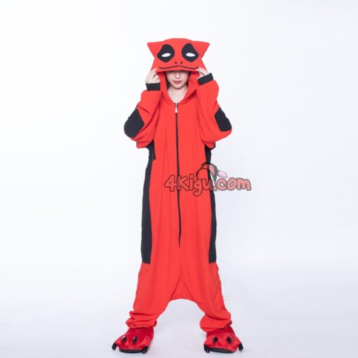 BulbasaurPool Bomb DeadPool Onesie One Piece Pajamas - Image 4