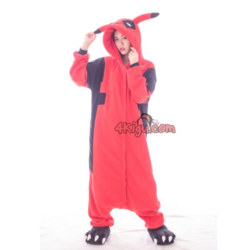 Kigurumi Halloween Dead Pool PokeFun Onesie Cool Cosplay PikaPool