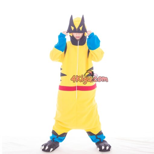 Kigurumi Halloween Hero Onesie Mutant Cosplay Wolf Man