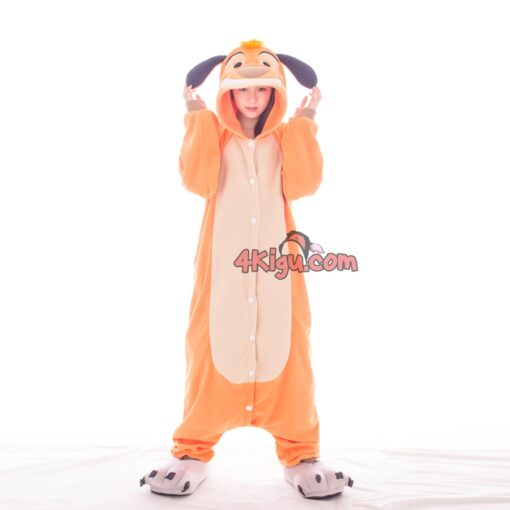 Kigurumi Hakuna Matata Onesie Happy Meerkat Costume Cosplay TIMON