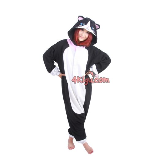 Kigurumi Jumpsuit Animal Onesie Balinese Cat Pajamas