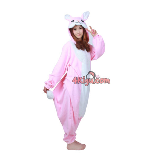 Kigurumi Jumpsuit Animal Onesie Cute Cosplay Rabbit Pajama