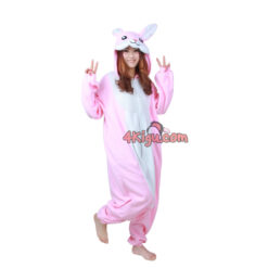 Kigurumi Jumpsuit Animal Onesie Cute Cosplay Rabbit Pajama