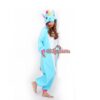 Kigurumi Onesie Unicorn Blue Pajamas